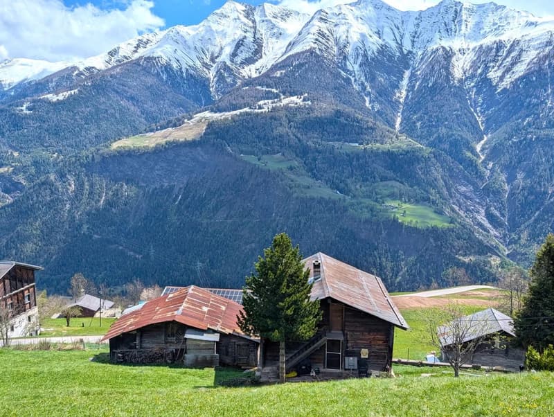 Rustikales Walliserhaus bei der Riederalp (2)