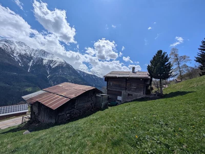 Rustikales Walliserhaus bei der Riederalp (14)