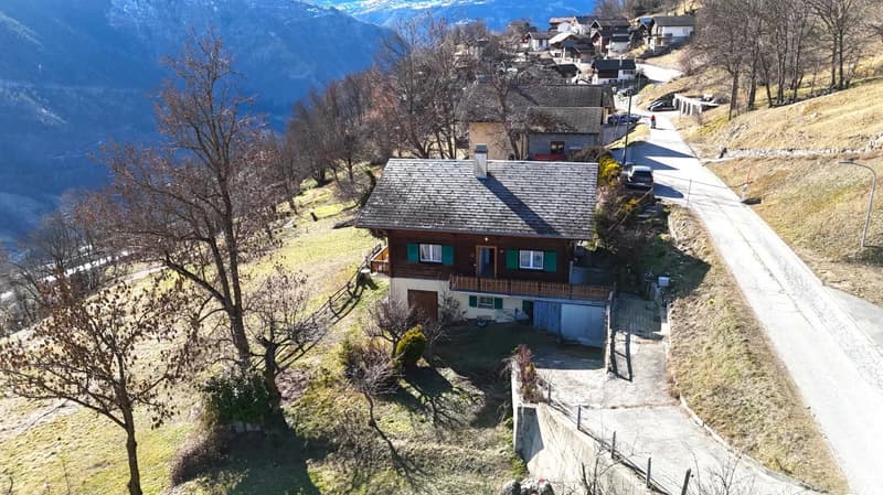 Geräumiges Wohnhaus mit sonnigem Garten oberhalb Naters (2)