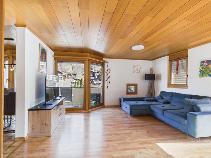 blue sofa, hardwood floors, balcony, glass doors, modern decor
