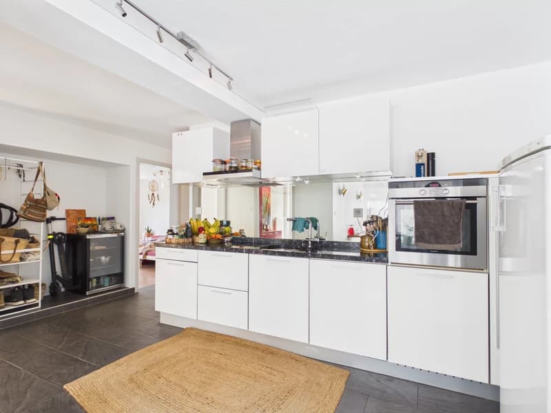 Urban leben in Visp – Moderne 3.5-Zimmerwohnung mit Charme (1)
