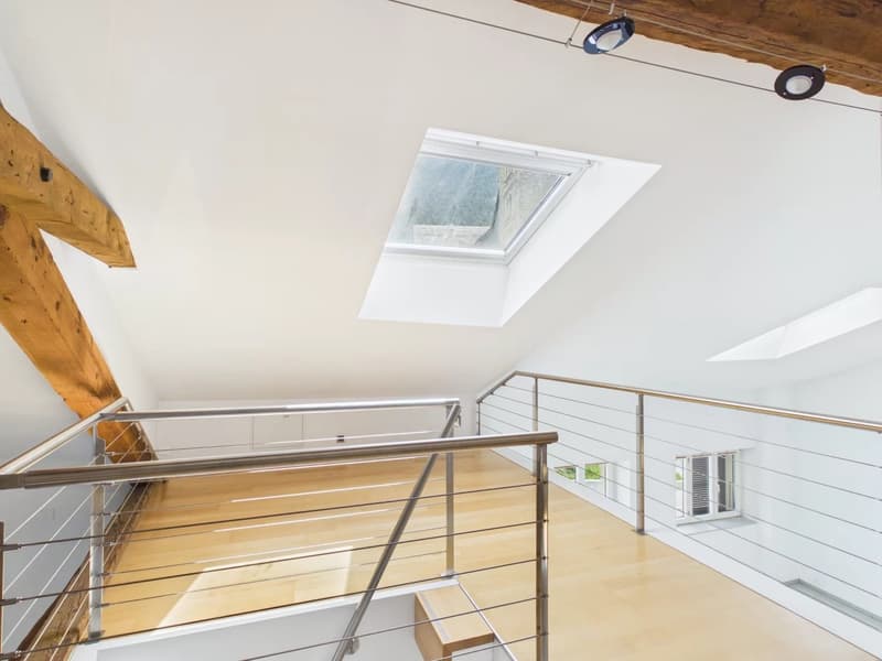 Stilvolle Duplexwohnung mit Galerie im Herzen von Glis (16)