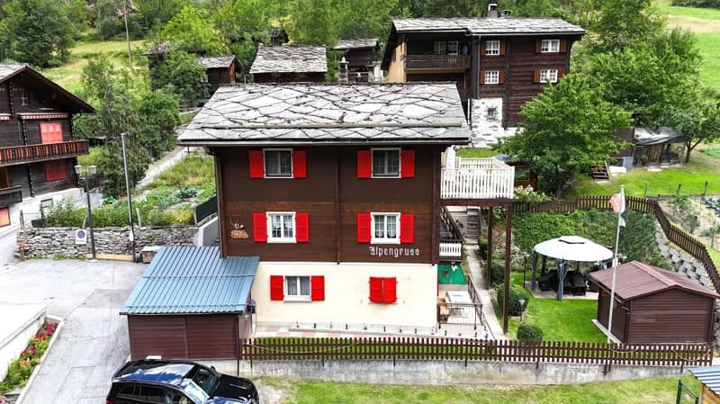 Wohlfühloase mit Gartenidyll & Bergsicht nahe Zermatt (3)