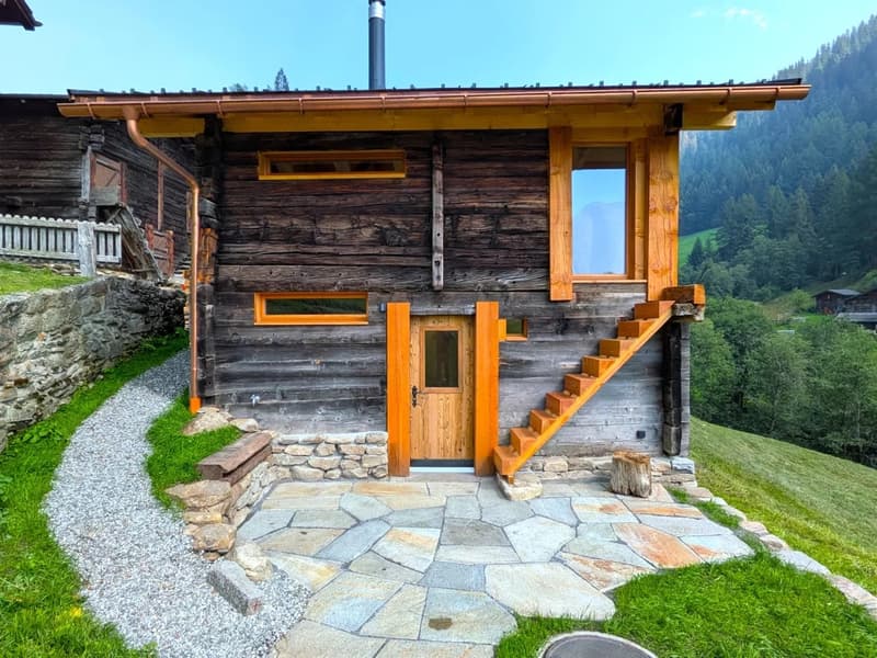 Hochwertig ausgebaute Stall-Scheune im Binntal (1)