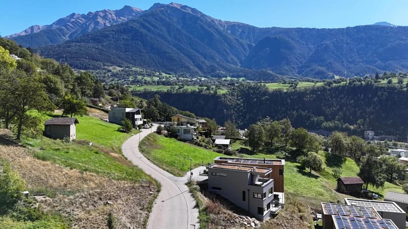 Gesuchtes Bauland über dem Rhonetal in Naters (7)