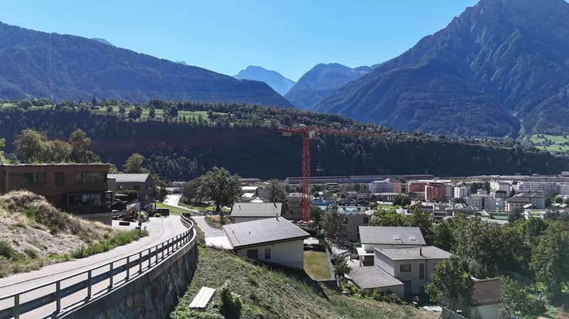 Gesuchtes Bauland über dem Rhonetal in Naters (6)
