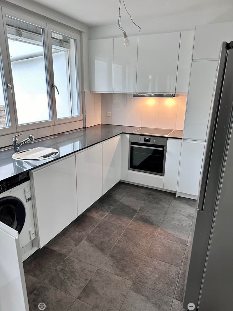Loft-Wg 99m2 mit Gartensitzplatz, Parkplatz Mattenstr. 44, 2503 Biel EG (7)