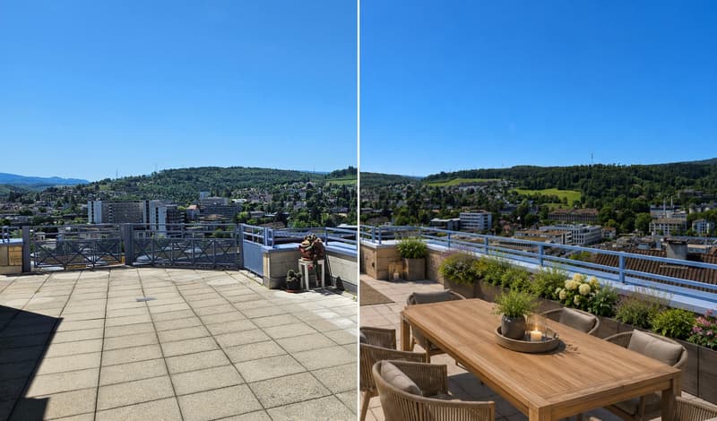 Wohnen wie im eigenen Haus - Attika-Maisonette mit Traumterrasse & Garten (3)