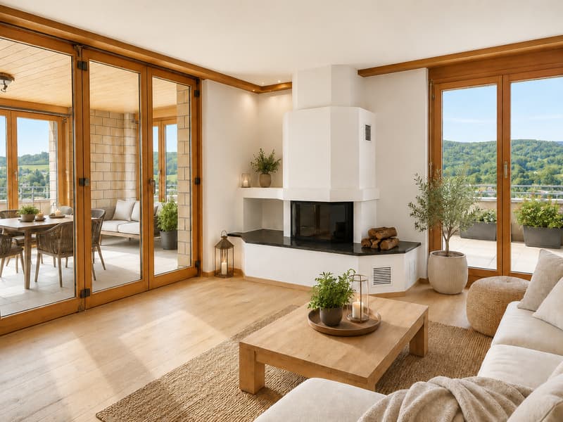 Wohnen wie im eigenen Haus - Attika-Maisonette mit Traumterrasse & Garten (4)