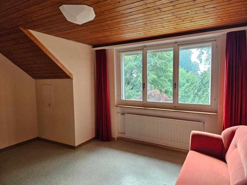 Zimmer im Obergeschoss heute