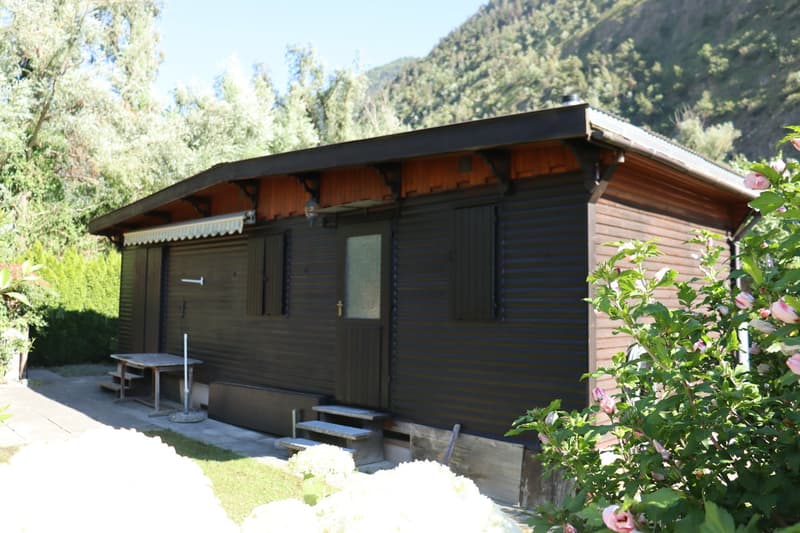 Wohnen im Grünen: 2.5-Zimmer-Chalet auf Camping St. Monica (1)