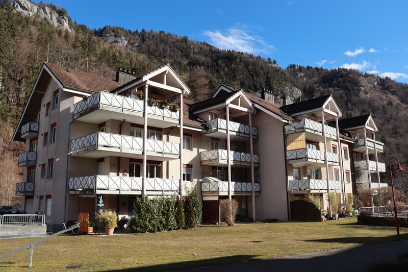 Attraktive Wohnung mit Terrasse und Einstellhallenplatz in Meiringen! (1)