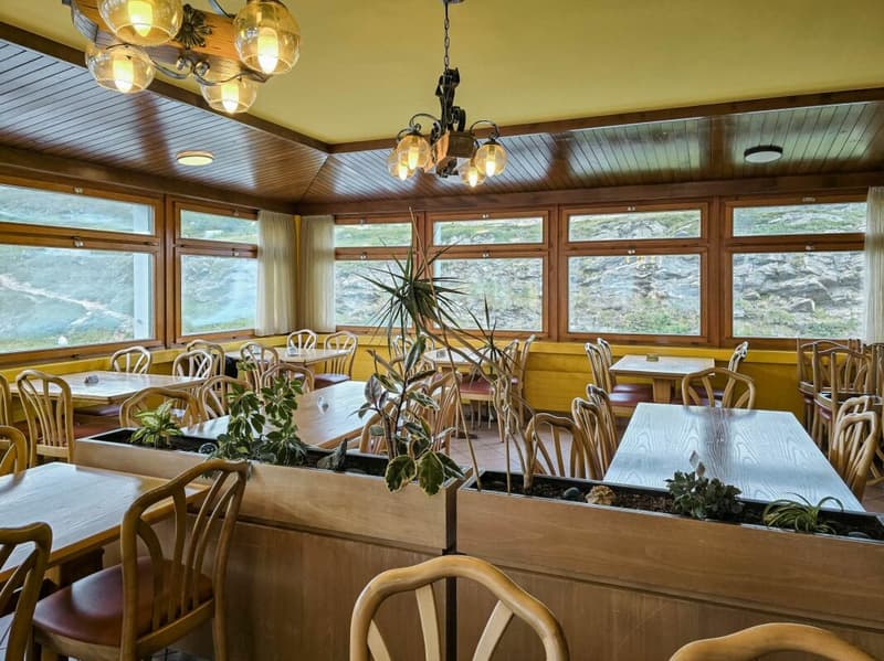Restaurant im Hotel Simplon auf dem Simplonpass