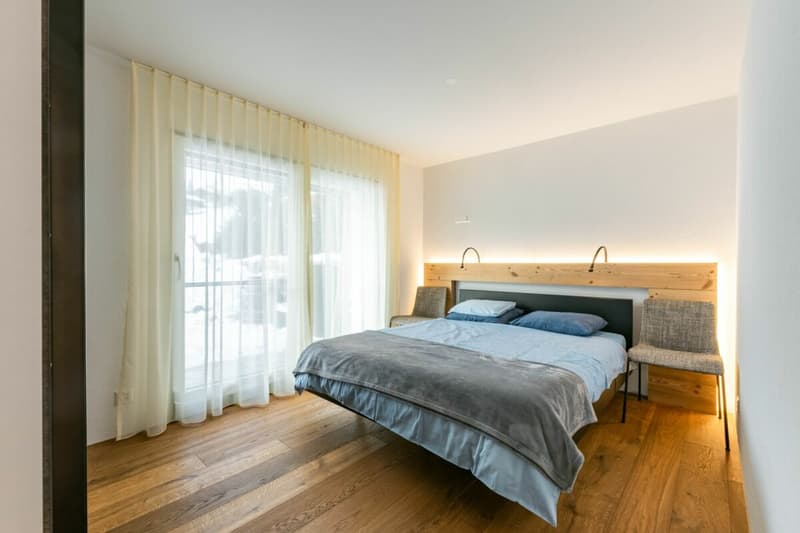 Grindelwald : appartement de vacances calme de 3,5 pièces avec balcon et espace de jardin (8)