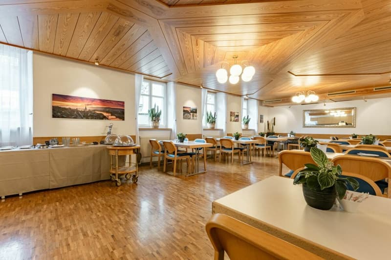 Frühstücksraum im Hotel Adler in Stein am Rhein