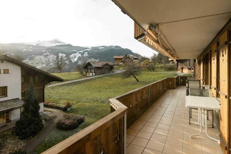 Ampio appartamento di 4,5 locali nel chalet Gemel con vista sulla montagna (17)