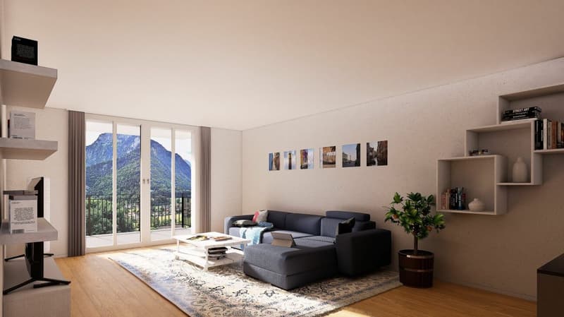 Neubau 4.5-Zimmer-Penthouse Nr. 18 im Mehrfamilienhaus Schönbühl 360° in Wilderswil (5)