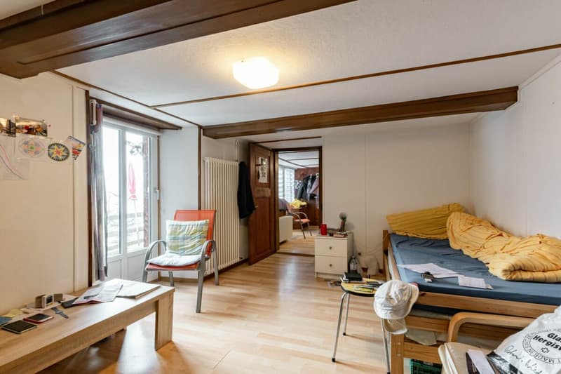 3-Zimmerwohnung mit Aussensitzplatz im Haus Murmeli, Mürren (6)