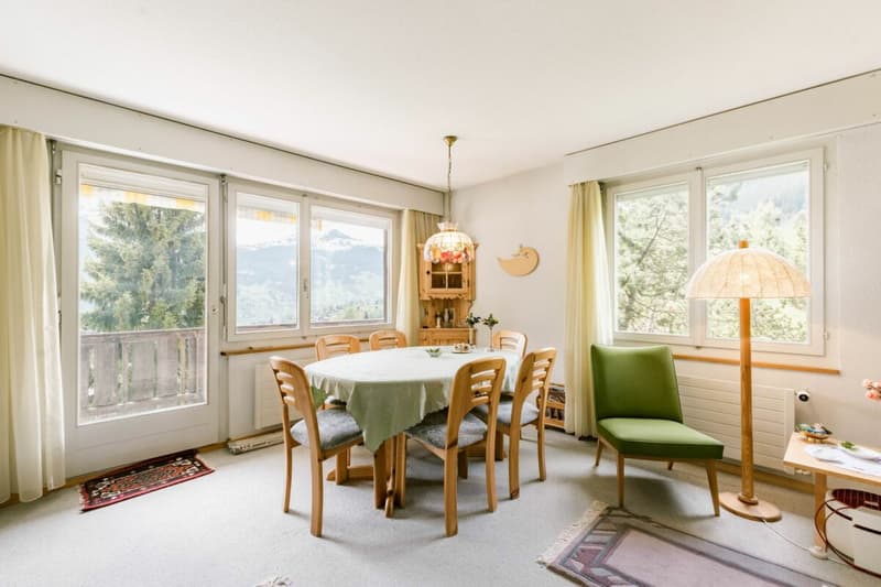 Cozy 1 Bedoom Apartment With Mountain Views In Chalet Eggli (5)