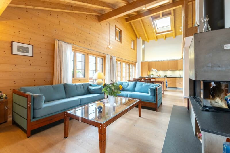 Die exklusive 5.5-Zimmerwohnung mit Galerie, Chalet Silberblume (15)