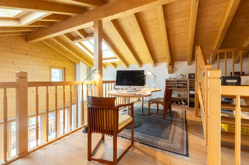 Die exklusive 5.5-Zimmerwohnung mit Galerie, Chalet Silberblume (26)