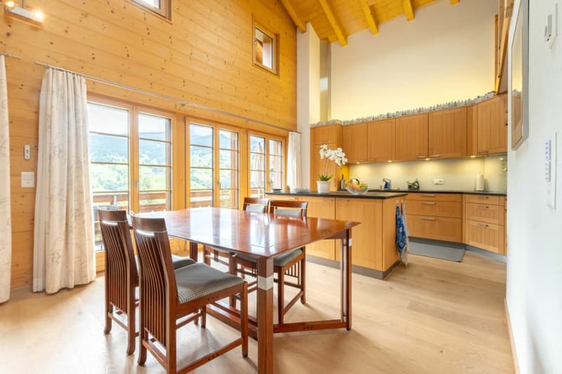 Die exklusive 5.5-Zimmerwohnung mit Galerie, Chalet Silberblume (8)