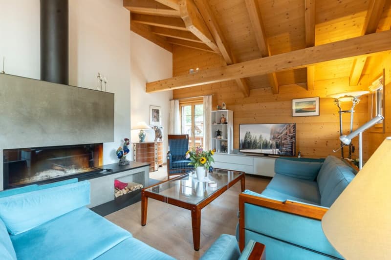 Die exklusive 5.5-Zimmerwohnung mit Galerie, Chalet Silberblume (12)