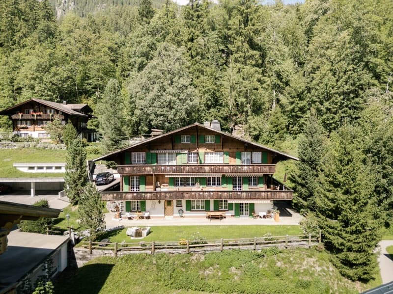 5.5-Zimmerwohnung im Chalet Uf dr Husmatten mit Bergsicht (1)