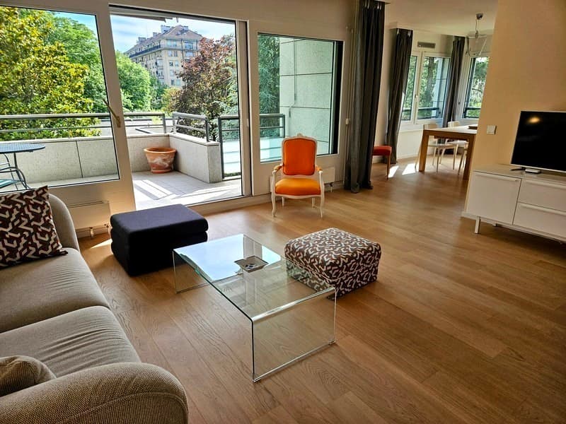 APPARTEMENT 4 PIÈCES À GENÈVE - EAUX-VIVES, MEUBLÉ (1)