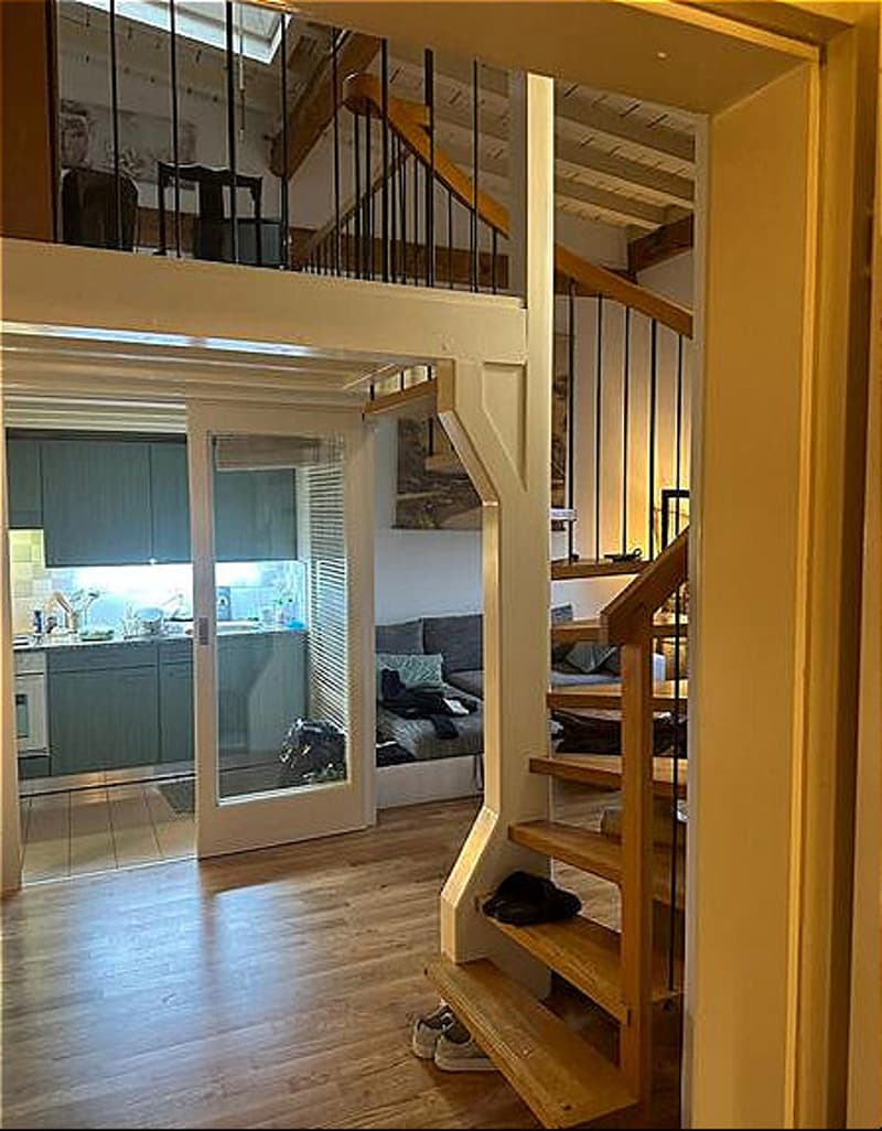 APPARTEMENT MANSARDÉ 2½ PIÈCES À GENÈVE - CENTRE, MEUBLÉ, DURÉE DÉTERM (1)