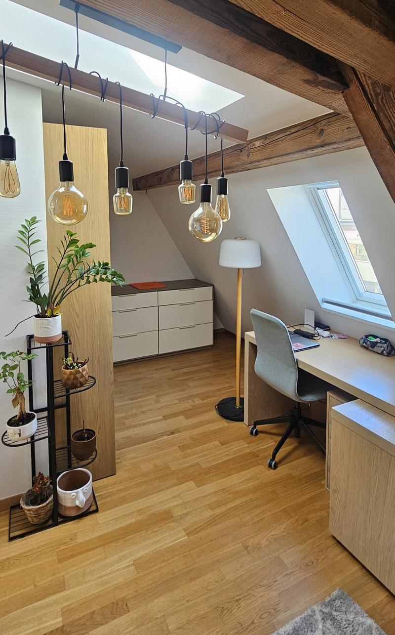 APPARTEMENT MANSARDÉ 3½ PIÈCES À LAUSANNE - CENTRE-VILLE, MEUBLÉ, DURÉ (5)