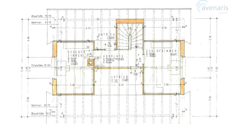Grundriss Dachgeschoss