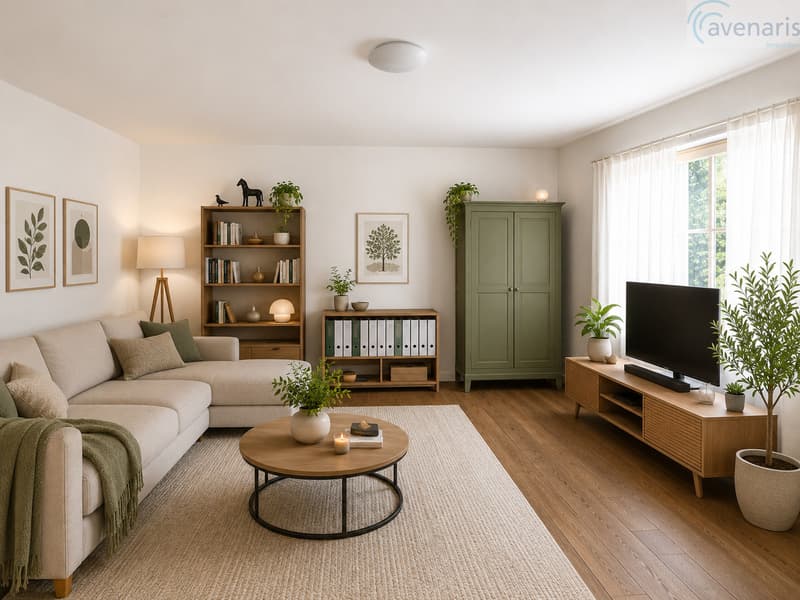 Wohnzimmer Erdgeschoss Visualisierung