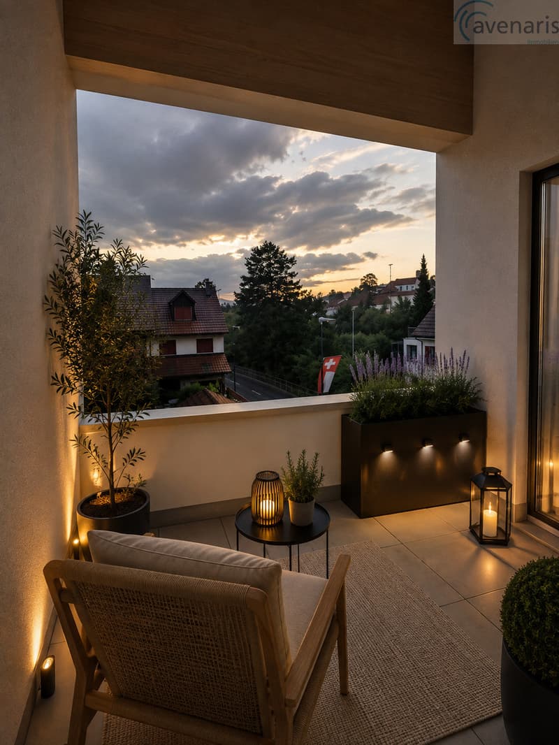 Balkon Visualisierung