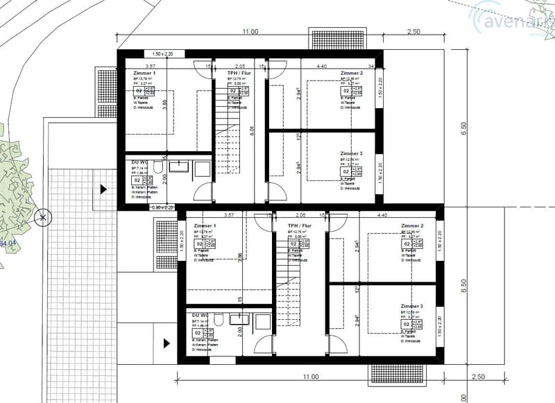 Grundriss Obergeschoss
