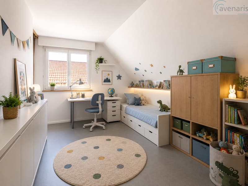 Zimmer Obergeschoss Visualisierung