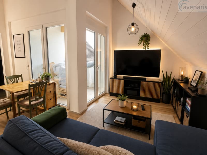 Wohnzimmer Visualisierung