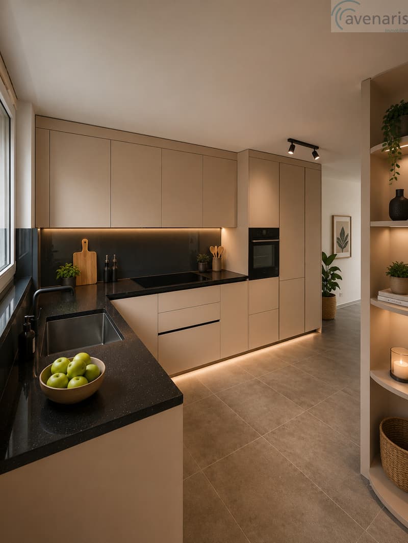 Küche Erdgeschoss Visualisierung / Kitchen first floor visualization