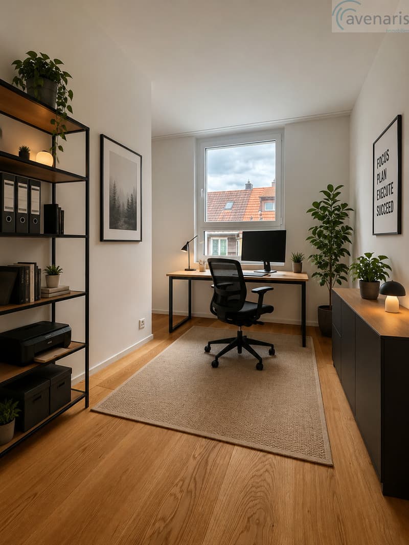 Zimmer Obergeschoss Visualisierung / Room upper floor visualization