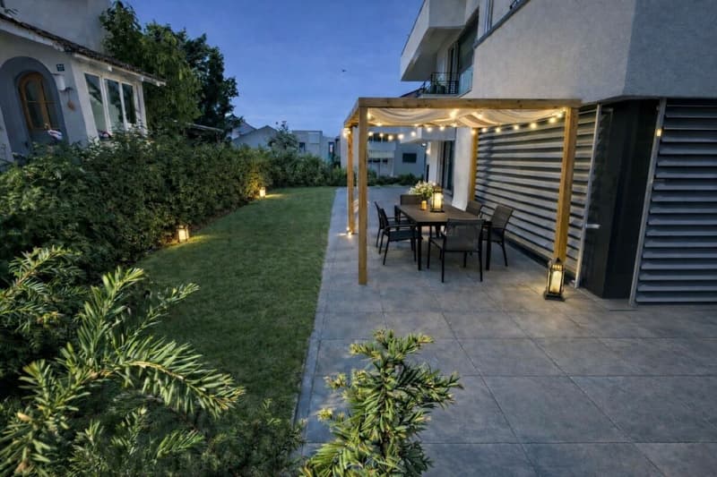 Nouvelle construction : appartement de jardin exclusif 3,5 pièces avec part de jardin spacieuse et place de parking (2)