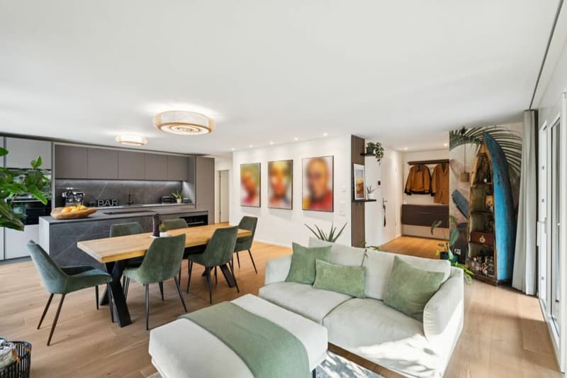 Nouvelle construction : appartement de jardin exclusif 3,5 pièces avec part de jardin spacieuse et place de parking (5)