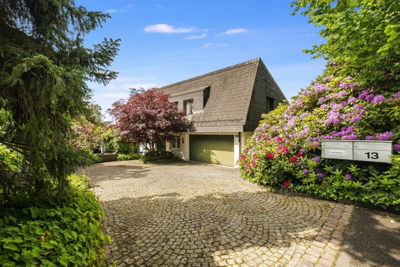 Exklusives 9-Zimmer-Einfamilienhaus mit Wellnessbereich, Doppelgarage und traumhafter Aussicht (1)