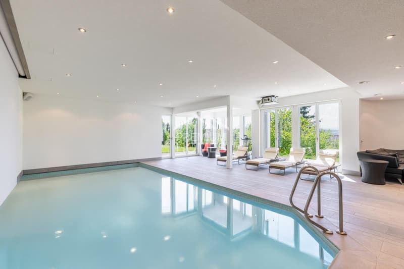 Unique villa with a view of Lake Sempach and the Central Swiss Alps (13)
