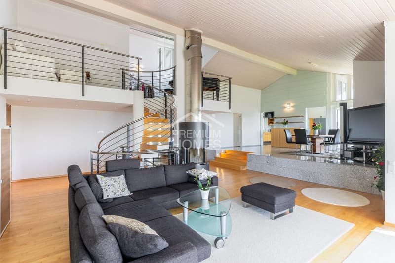 Unique villa with a view of Lake Sempach and the Central Swiss Alps (4)