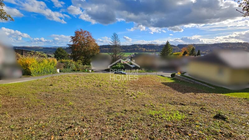 Exklusives Bauland mit Weitsicht bis zu den Alpen (2)