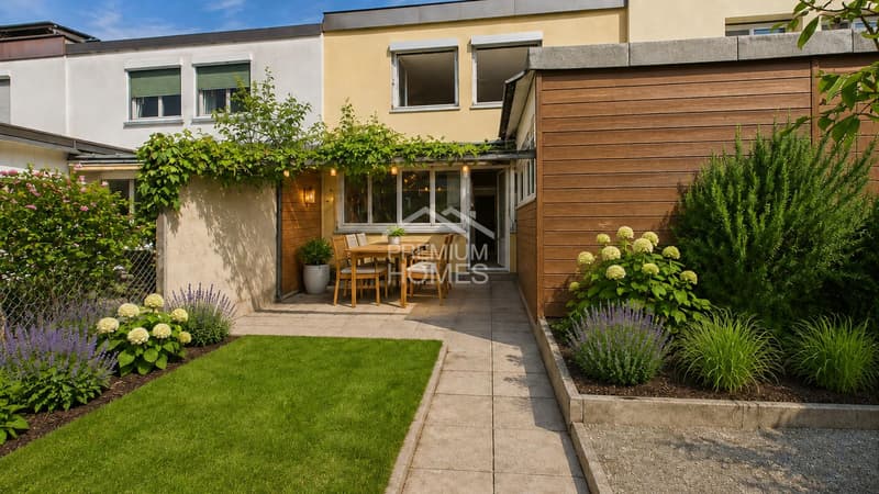 Ihr Stadthaus mit Garten, bereit für neue Ideen (1)