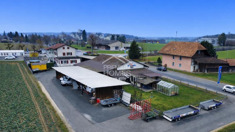 Seltene Kombination aus Gewerbe und Wohnen (2)