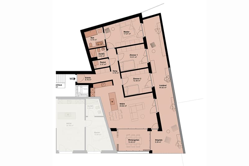 Exklusive Gartenwohnung mit hoher Energieeffizienz und unverbaubarer Aussicht.Neue Preise! - W3 (7)