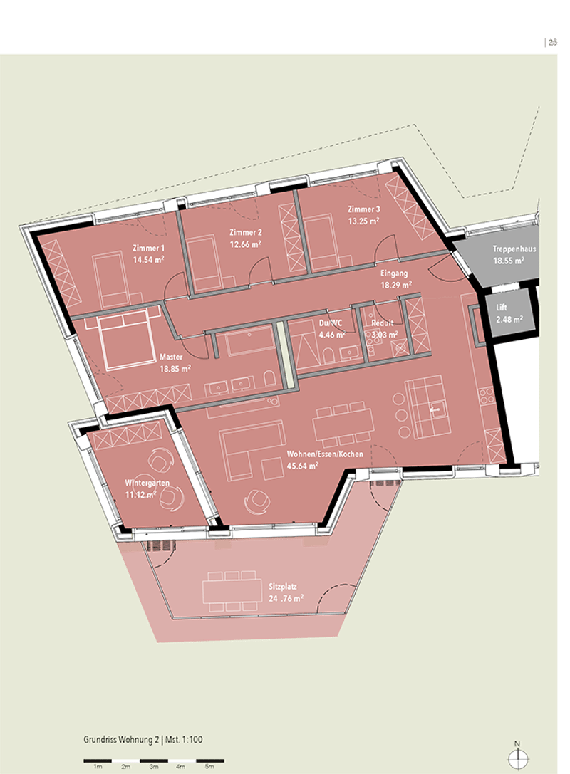 Exklusive Gartenwohnung mit unverbaubarer Aussicht. Neue Preise - B2 (5)