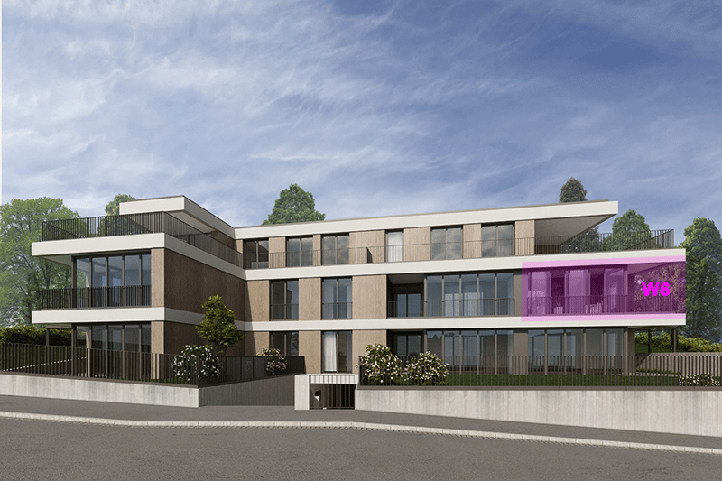 Exklusive Gartenwohnung mit hoher Energieeffizienz und unverbaubarer Aussicht.Neue Preise! - W6 (3)